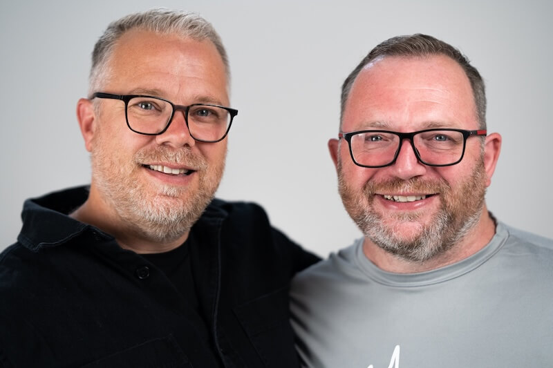 Guy Brown and Craig Rabbetts, founders of Salvify